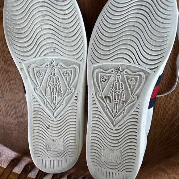 WOMEN'S GUCCI ACE SNEAKER WITH WEB - Picture 3 of 8